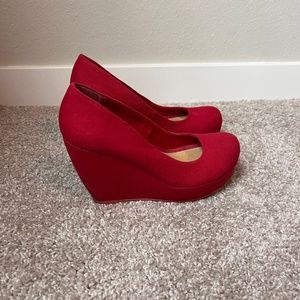 Hot Pink Chunky Wedge!